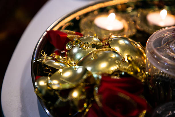 istock Indian traditional wedding ceremony interiors and decorations 2240696522