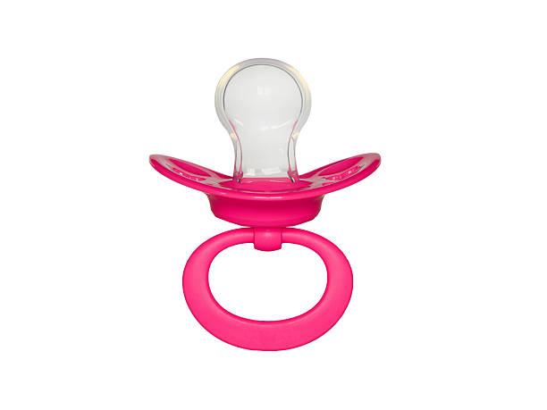 istock pink pacifier for girl isolated on white background 2240700842
