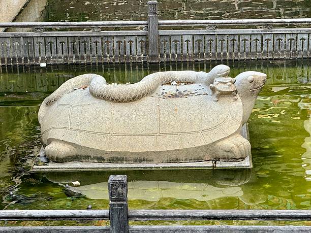 istock The sculpture with Tortoise and snake 2240702153