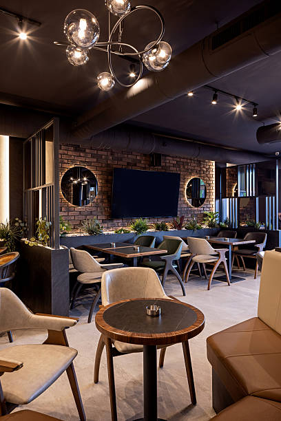 istock Interior of a cafe bar 2240703717