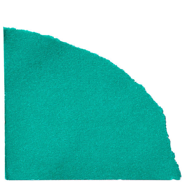 istock Green torn cardboard on a white background 2240705851