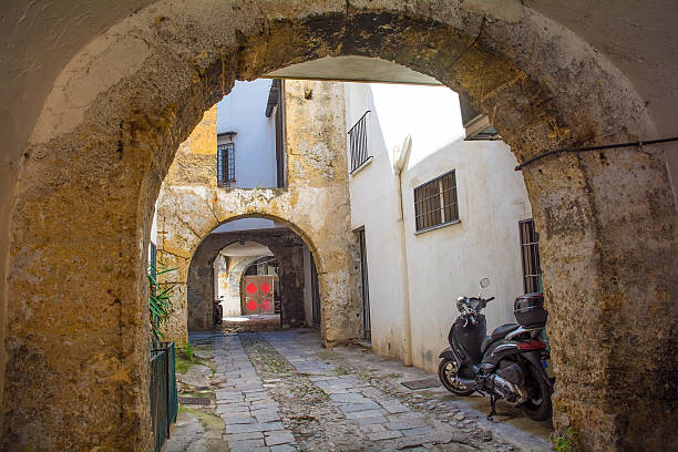 istock Arched Courtyard in Palermo Historic Centre, Sicily, Italy 2240710978