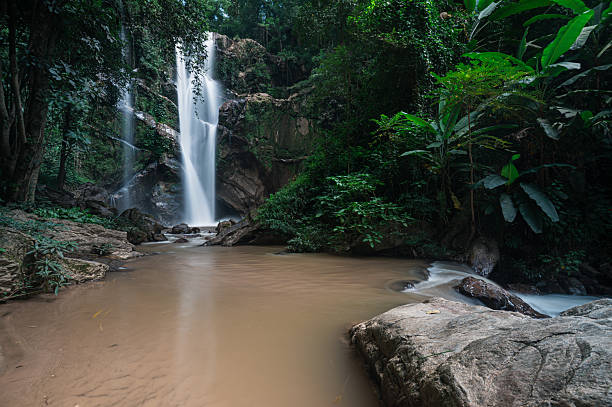 istock Serene Waterfall and Lush Landscape in Chiang Mai, Thailand 2240712925
