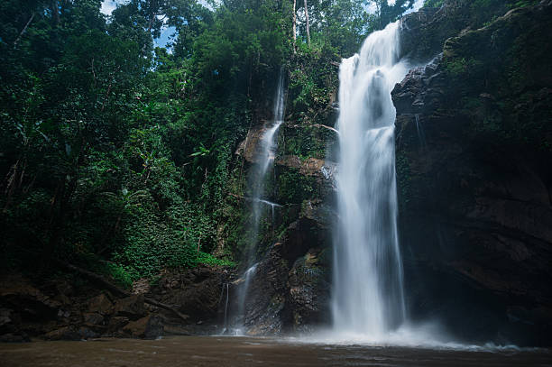 istock Majestic Waterfall Surrounded by Lush Greenery in Chiang Mai 2240713004