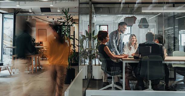 istock Business meeting in modern corporate office 2240713270