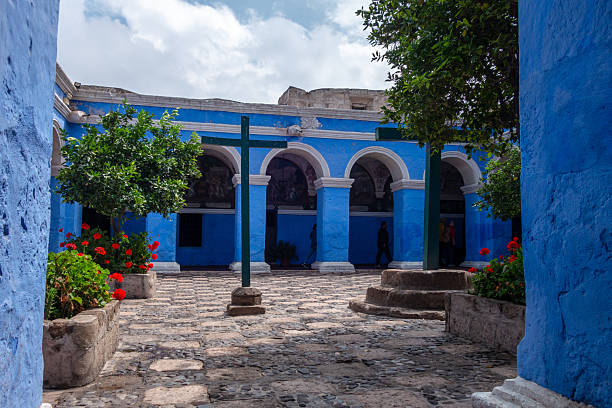 istock Peaceful Courtyard at Santa Catalina Monastery, Arequipa, Peru 2240715115