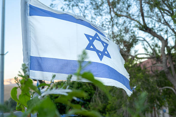 istock Israeli Flag Waving 2240716363