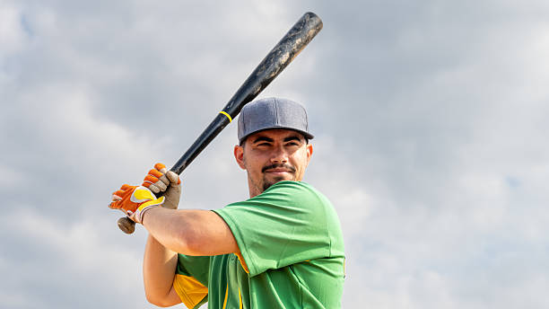 istock Baseball Player in Batting Stance, Ready to Swing 2240718189
