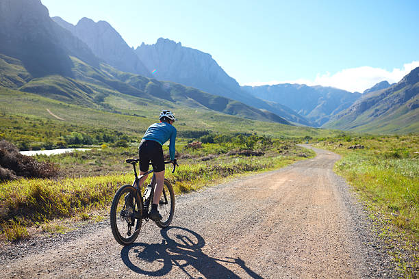 istock Racing down a gravel road 2240718280