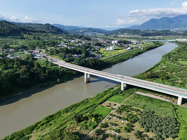 istock A bridge spans a river in a rural area 2240720727