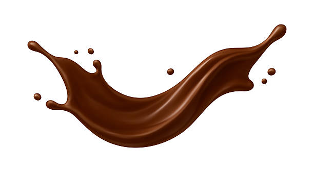 istock Realistic chocolate splash with drops. Dessert and confectionery concept. Vector illustration 2240724379