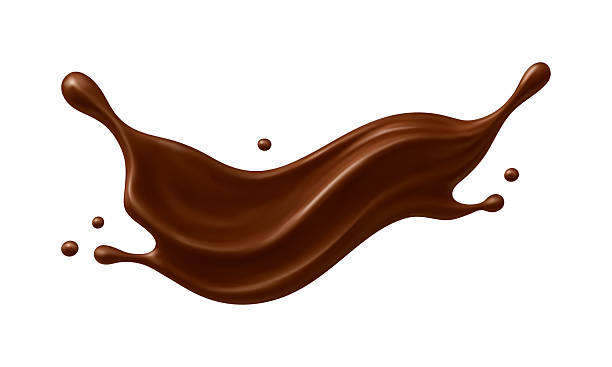 istock Realistic chocolate splash with drops. Dessert and confectionery concept. Vector illustration_1 2240724403