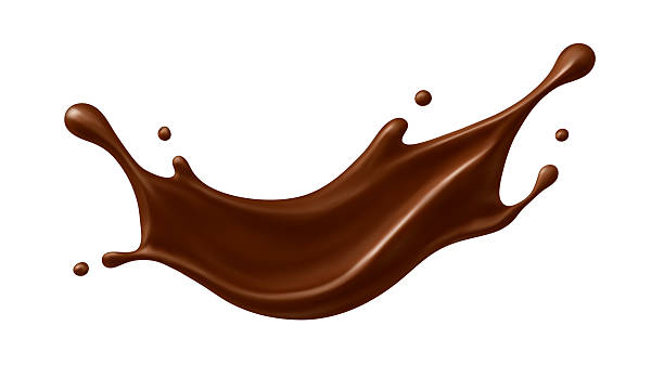 istock Realistic chocolate splash with drops. Dessert and confectionery concept. Vector illustration 2240724566