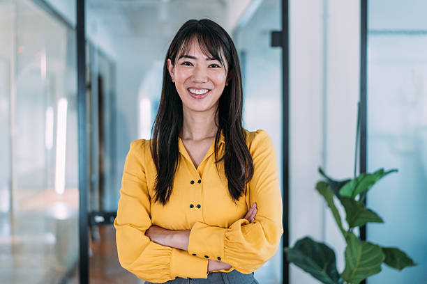 istock Confident businesswoman in modern office. 2240725040