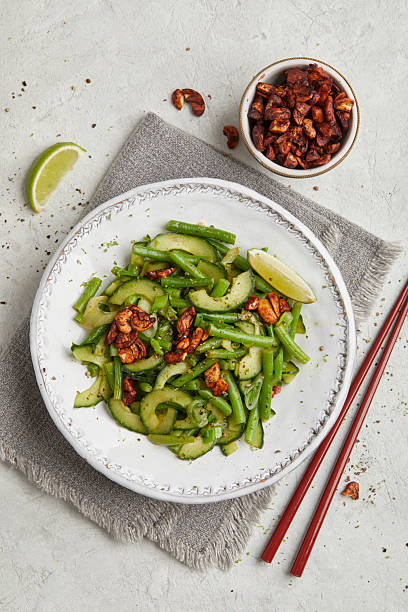 Asian green bean salad