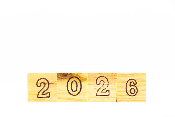 istock Alphabet letter block in word 2026 on white background 2240751508