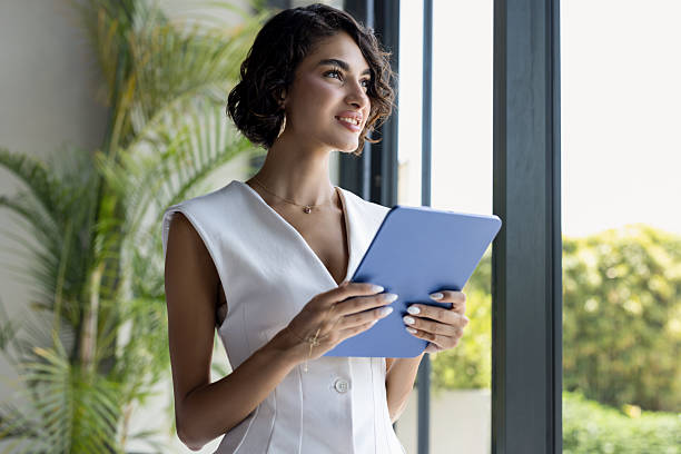 istock Business woman Wwrking on digital tablet 2240752308