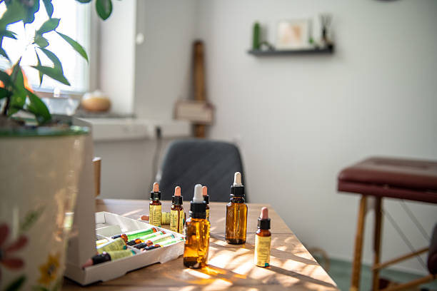 Naturopathy and Bach Flower Drops. The doctor advises and helps the patient.