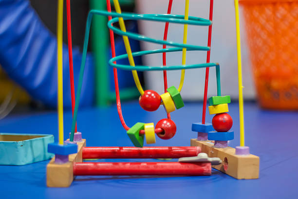 Colorful wire bead maze toy for children’s