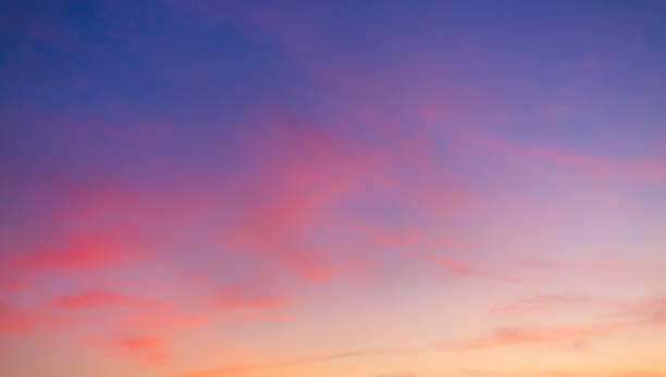istock Cloud and sky backdrop in the morning and evening,Dusk sky background in the evening with sunset cloud and natural gradient light on colorful panoramic twilight sky backdrop 2240773490