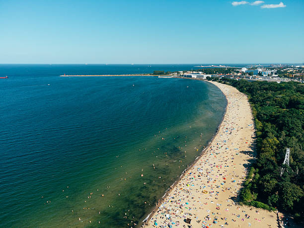istock Aerial View of Sopot Beach, Poland 2240773811