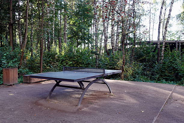 istock Tennis table in a city park. 2240778138