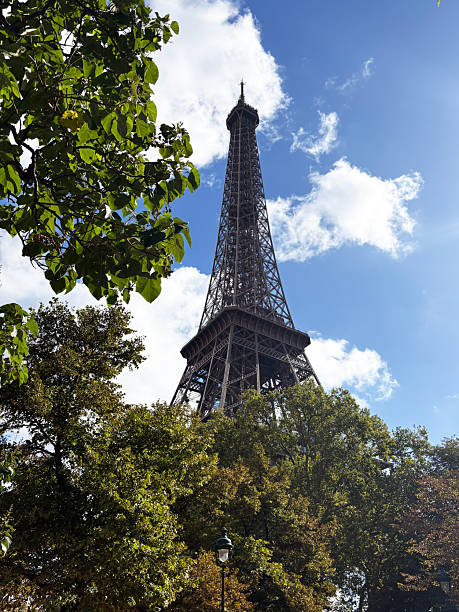 istock Eiffel Tower in the Sun with beautiful sky 2240778185