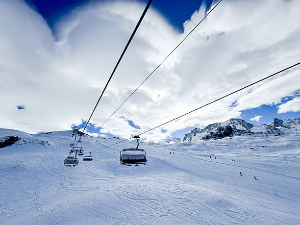 Winter ski resort Zermatt, Mattertal, Valais canton, Switzerland,.