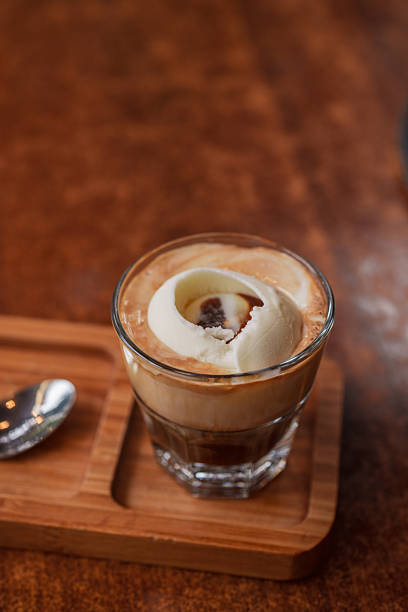 istock Affogato Coffee Dessert with Ice Cream and Espresso 2240780240