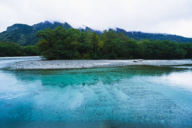 Beautiful scenery of Kamikochi in October