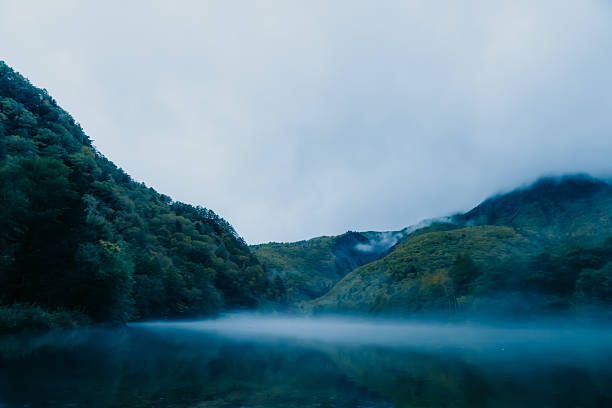 Beautiful scenery of Kamikochi in October