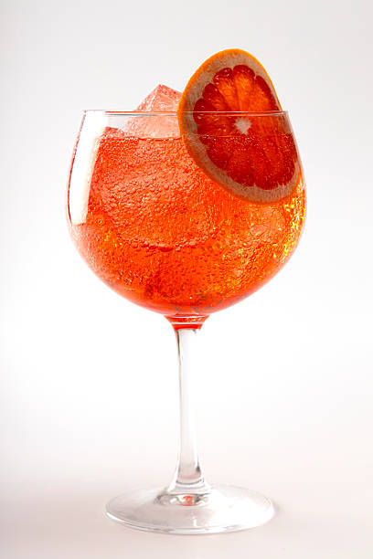 istock Glass of pink gin and tonic 2240790104