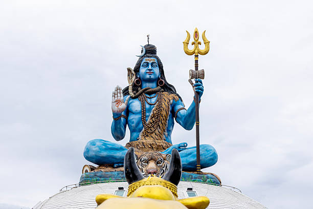 istock Magnificent Pumdikot Shiva Statue in Pokhara, Nepal, symbolizing divinity, meditation, and strength. Ideal for travel posters, spiritual artwork, meditation guides, and cultural tourism promotions. 2240790468