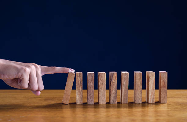 istock Business planning crisis effect or risk protection concept, business solution and intervention. 2240792920