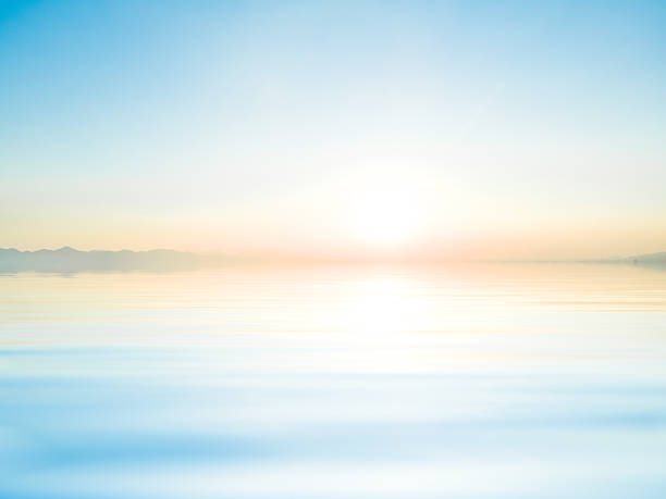 Sunset over the Ocean and Sky in Australia