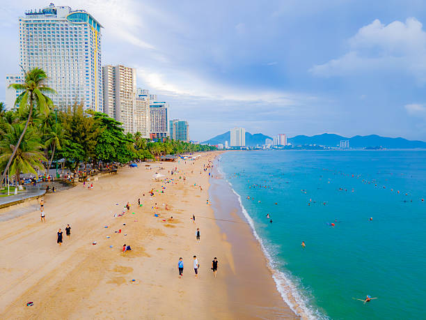 istock A coastal town in the early morning. 2240802662