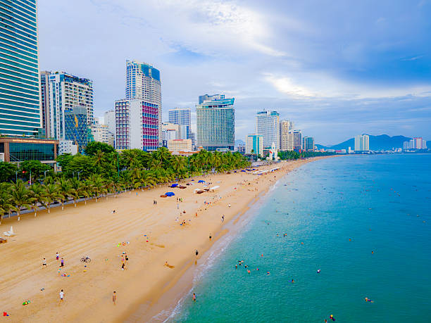 istock A coastal town in the early morning. 2240802664