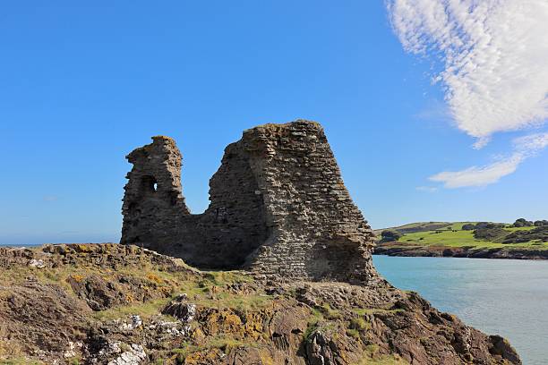 istock Historic Black Castle Ruins Above Wicklow’s Rocky Coast 2240802820