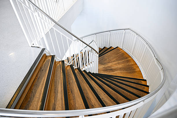 istock Spiral staircase in school building 2240807398