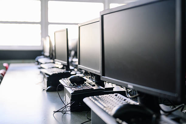 Landscape of school computer room