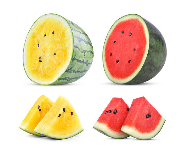 istock Slices of watermelon isolated on white 2240815302