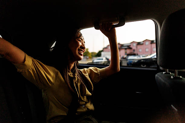 istock Enjoying car ride on the way from work 2240837228