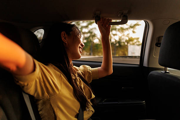 istock Enjoying car ride on the way from work 2240837441