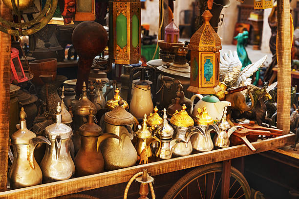 istock Exploring traditional artifacts in a retail market in Dubai 2240844306