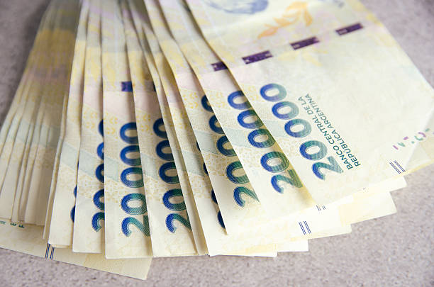 istock A bunch of twenty thousand Argentinian pesos banknotes. 2240857365