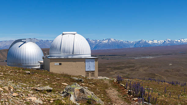 istock Mt John Observatory and Southern Alps aerial view, Tekapo 2240862649