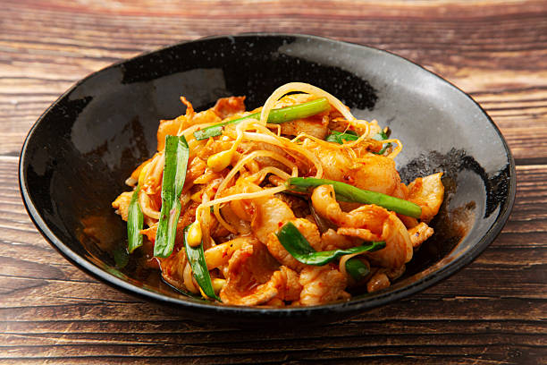 istock Stir-fried pork and kimchi 2240868891