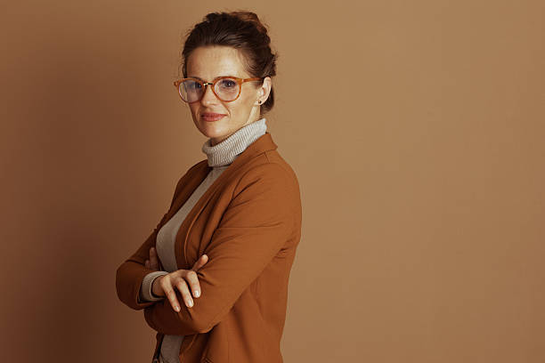 istock Modern Professional Woman with Subtle Smile 2240873678
