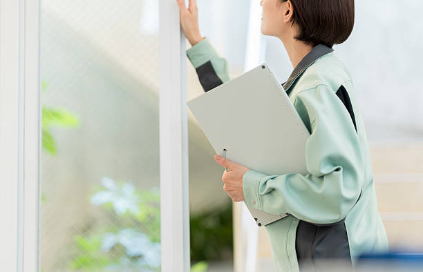 istock Japanese women working in work clothes 2240881374
