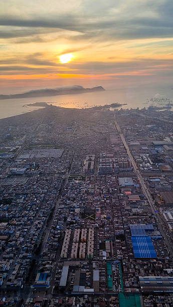 istock Aerial view Lima Peru from aiplane sunset 2240886009